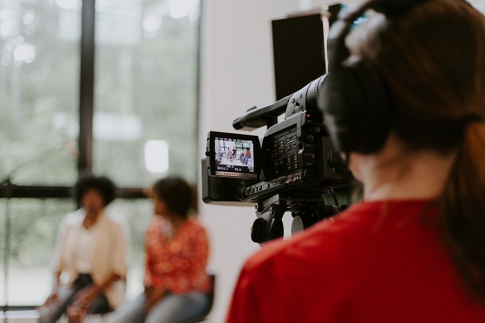 video agency filming two women