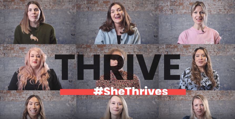 thrive internal comms team video